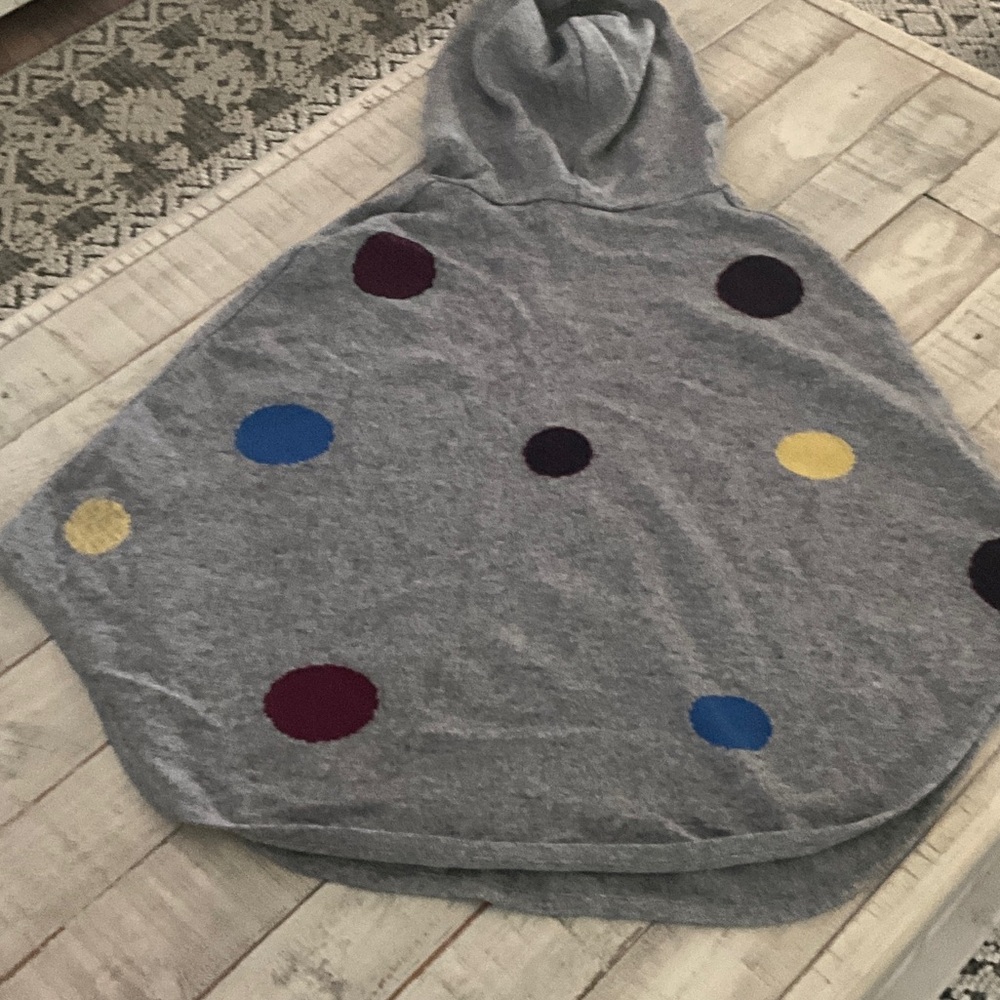 Fendi Black and Gray Knit Cape/Poncho - Picture 3 of 5